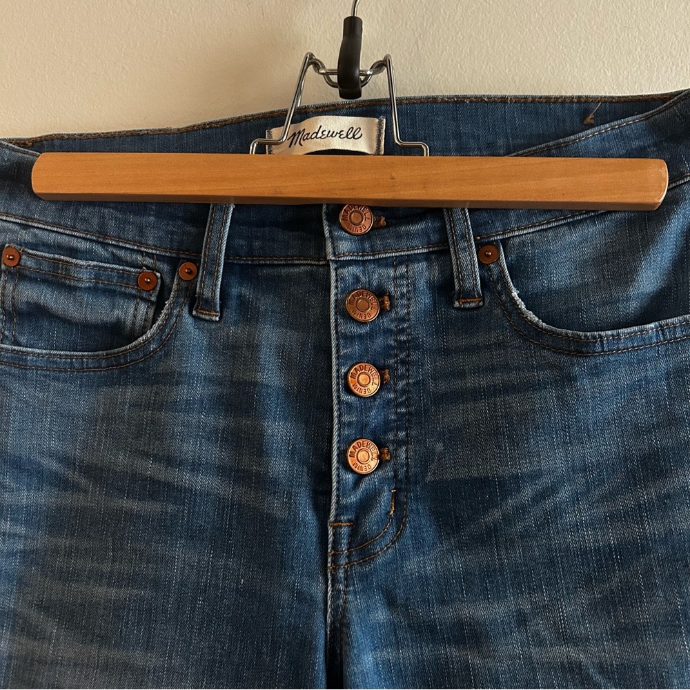 Madewell Cali Demi-Boot, Bronson Wash, raw edge, size 26 - Picture 3 of 5